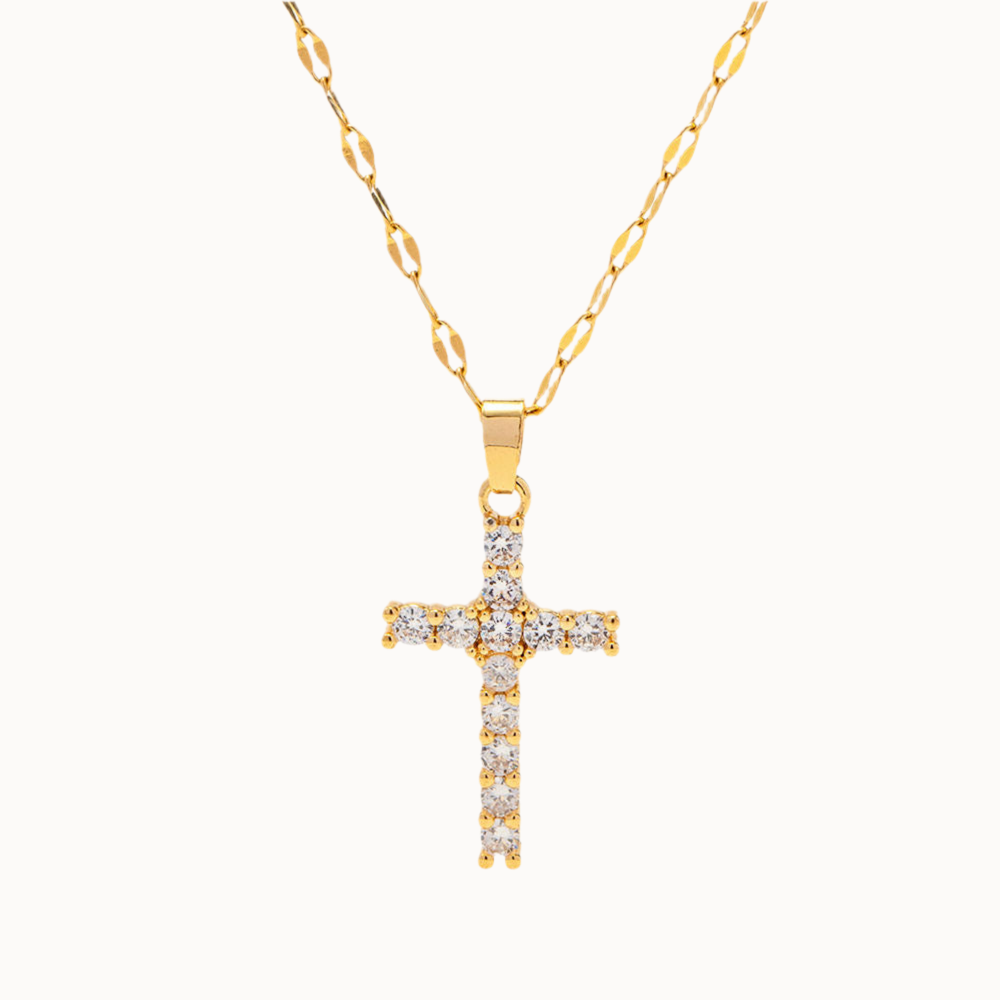 Sparkling Cross Kette
