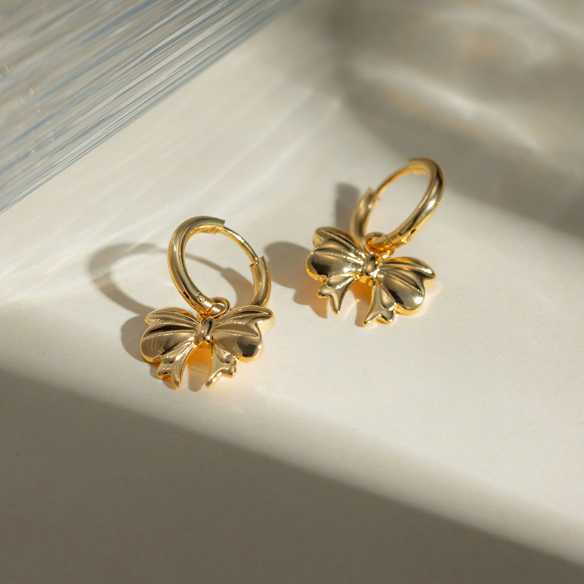 Golden Ribbon Creolen