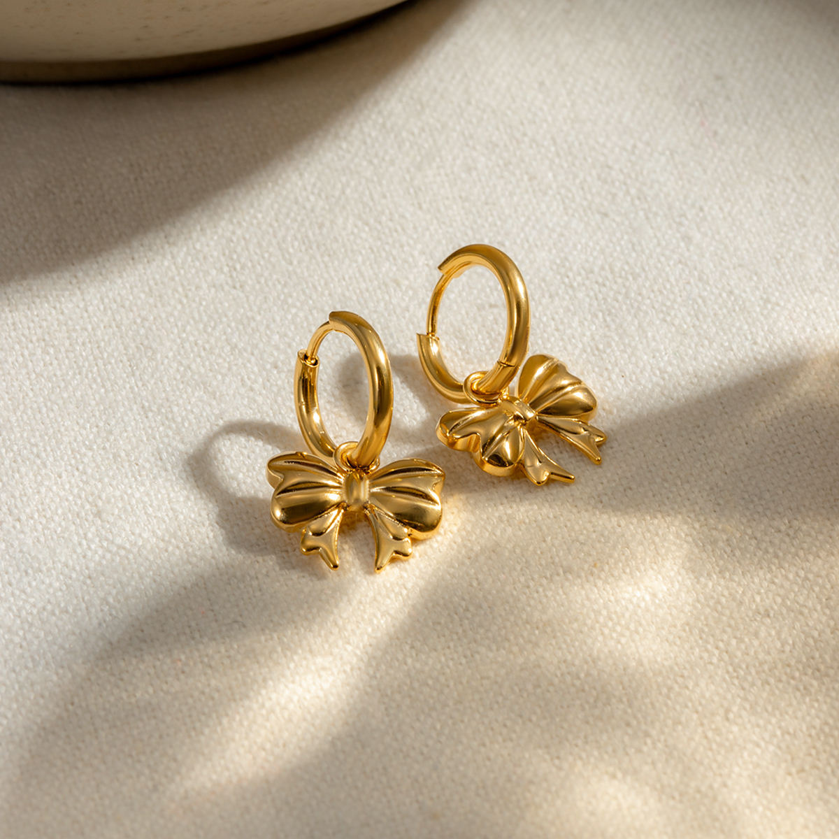 Golden Ribbon Creolen