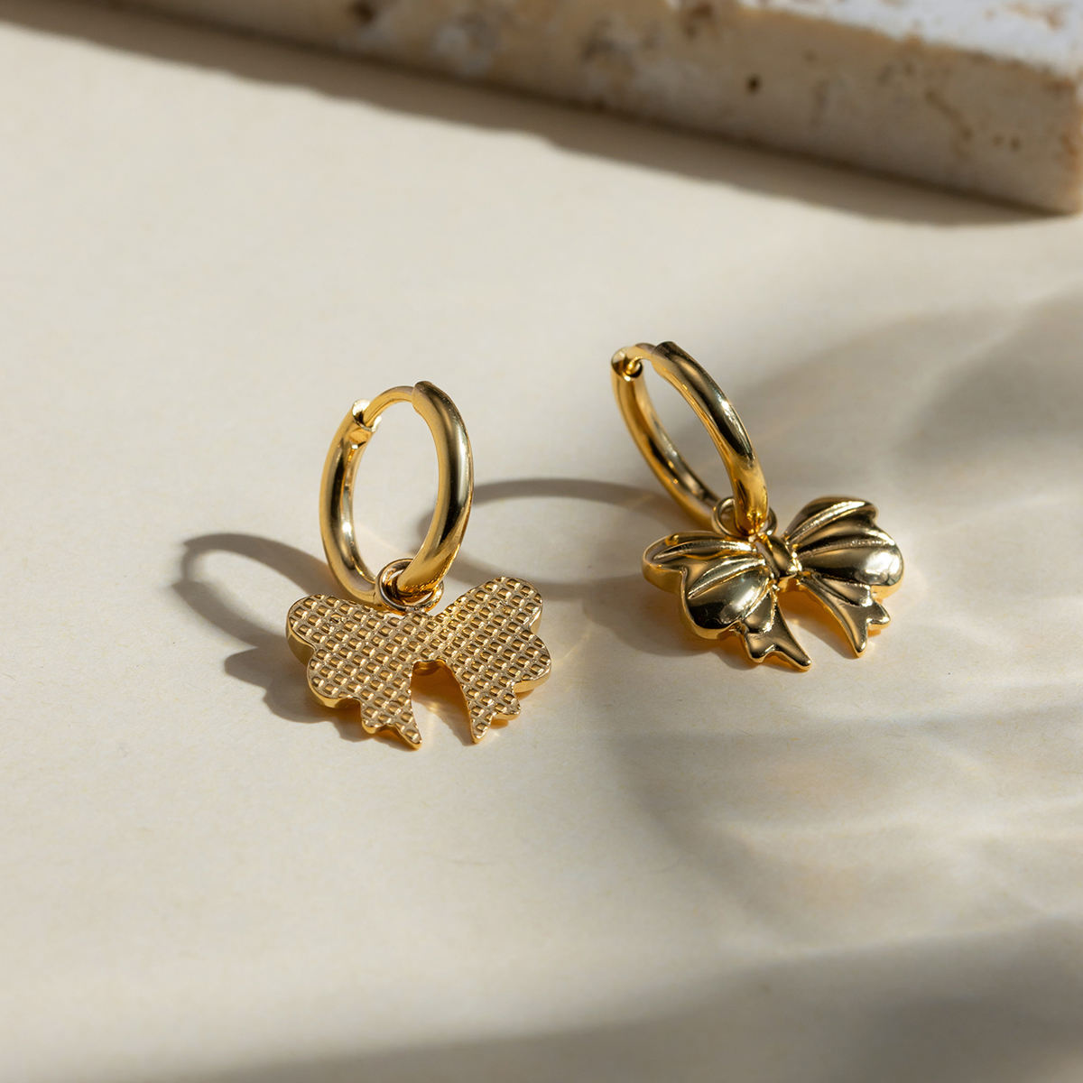 Golden Ribbon Creolen