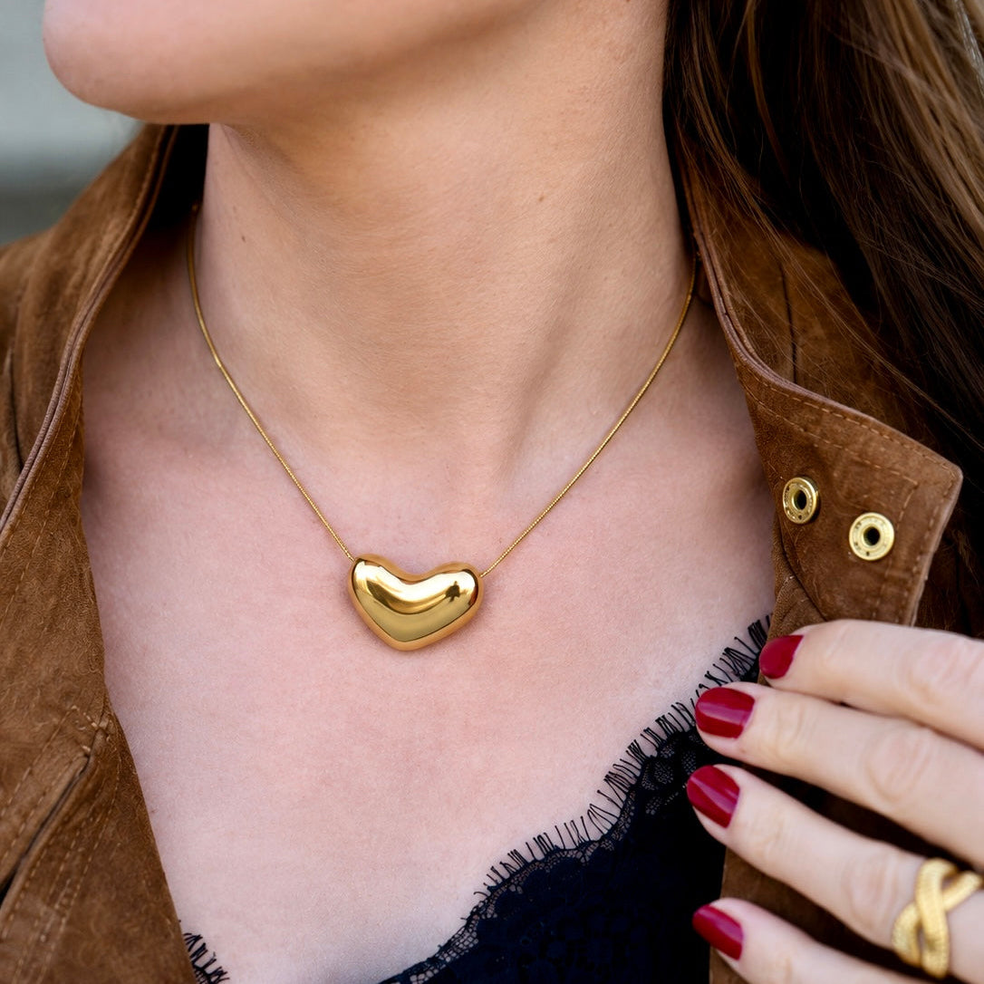 Modern Heartbeat Kette