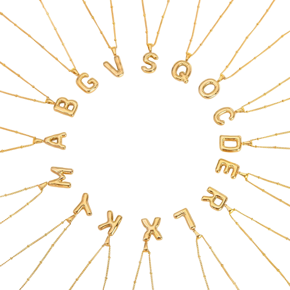 Letter Charm Necklace