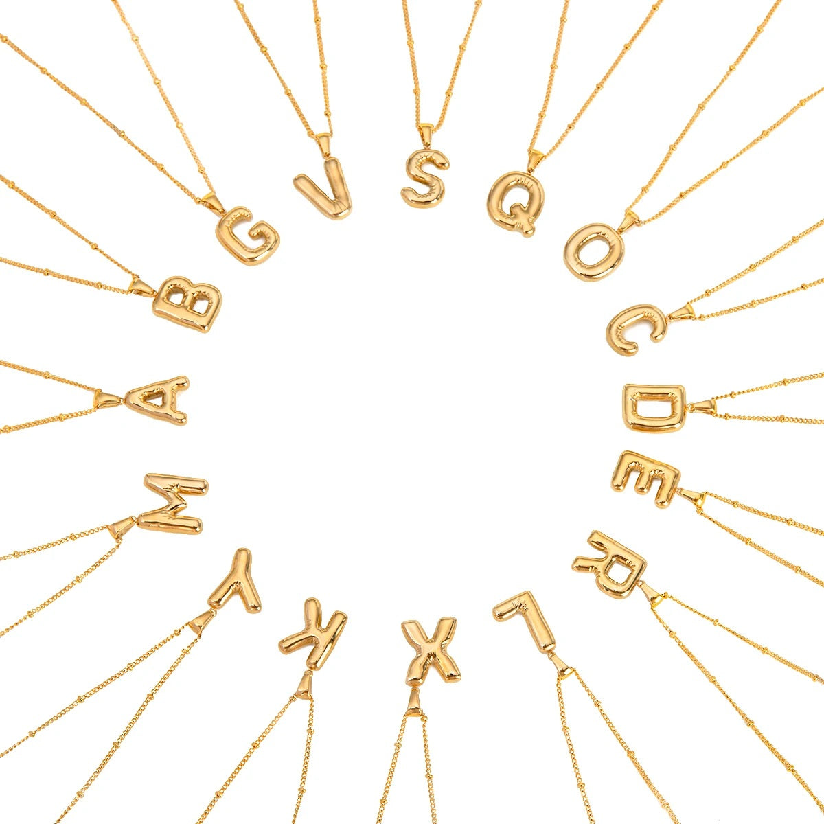 Letter Charm Necklace