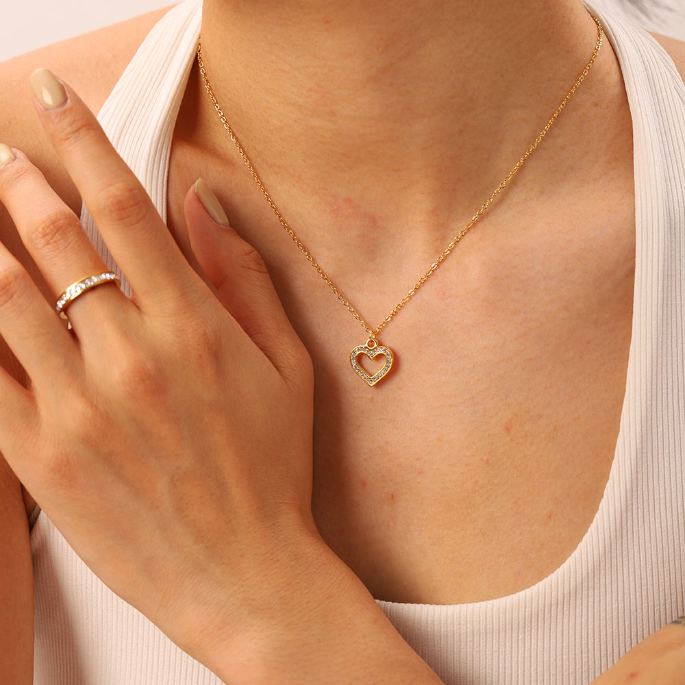 Golden Heartbeat Kette