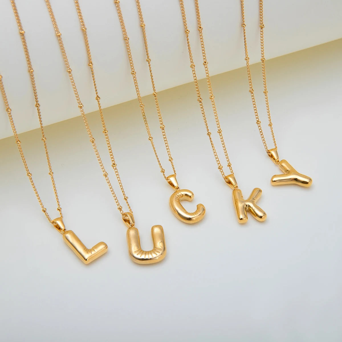Letter Charm Necklace