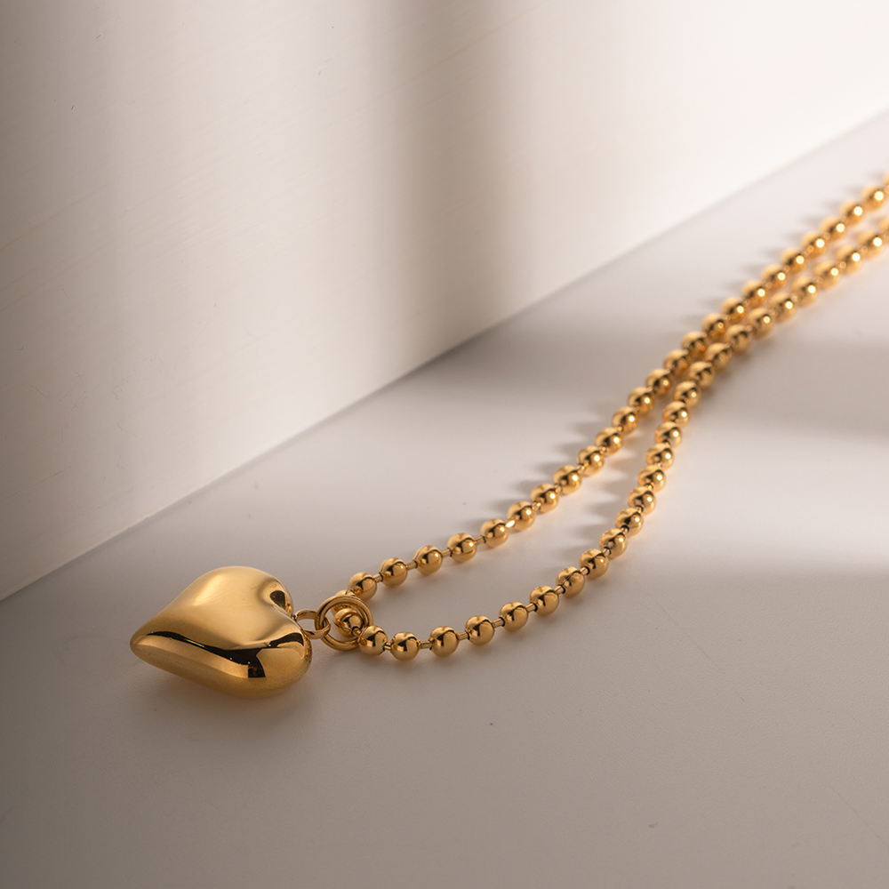 Golden Heart Kugelkette