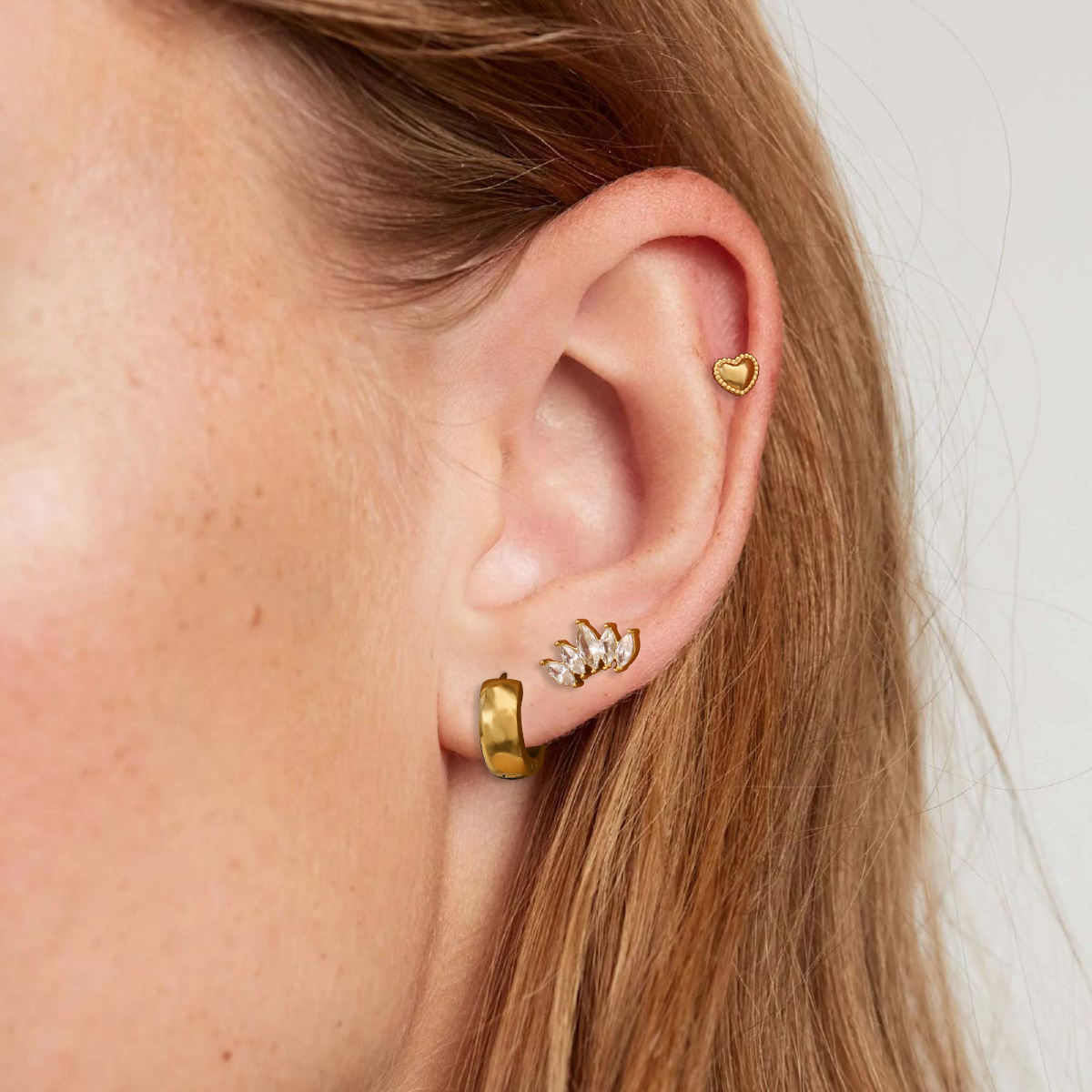 Golden Shine Ohrring-Set