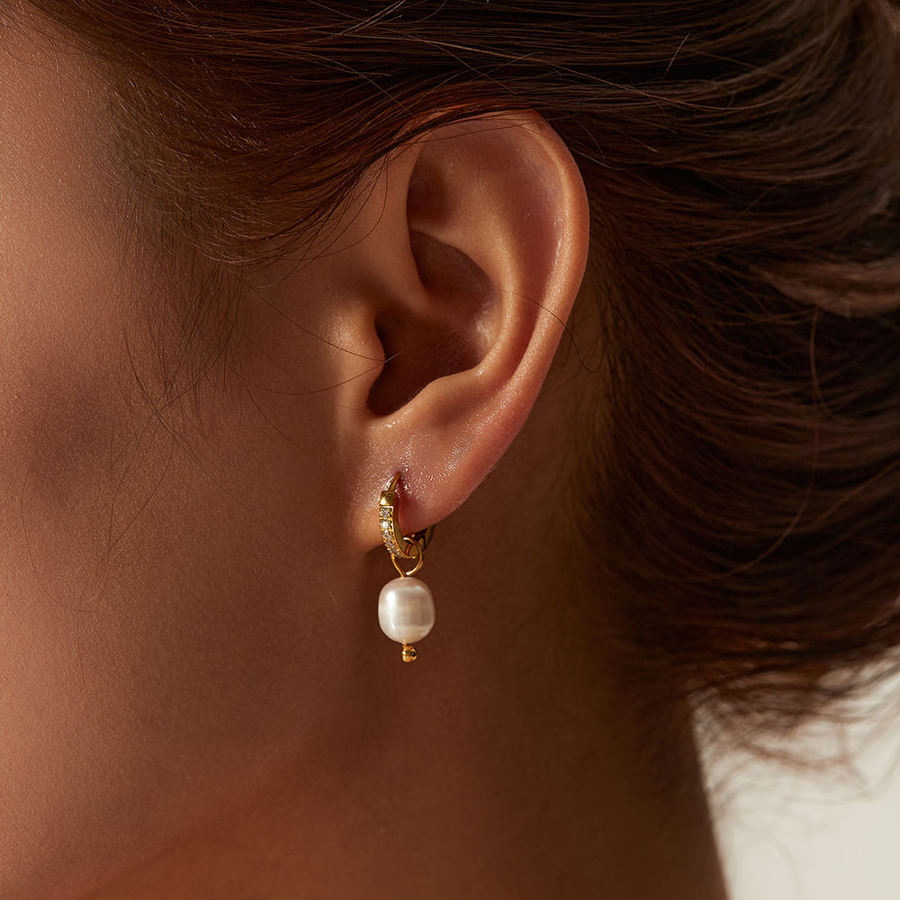 Pearl Elegance Creolen