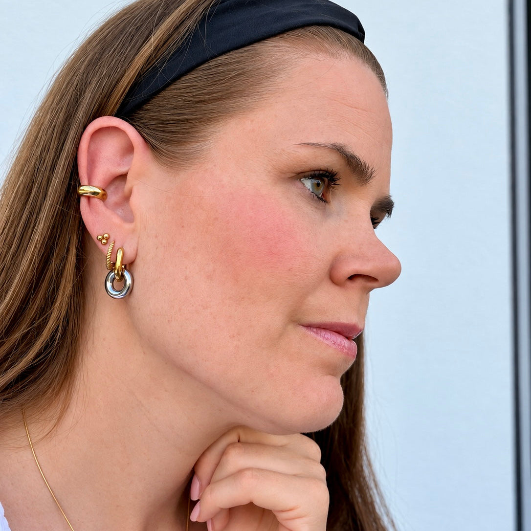 Golden Chunky Ear Cuff