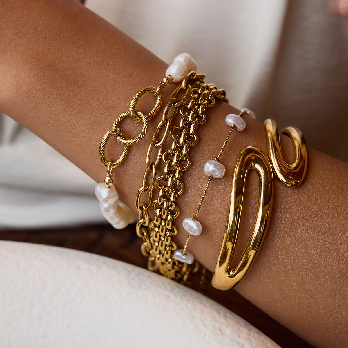 Pearl Chic Armband