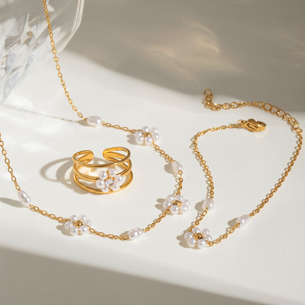 Daisy Charm Schmuckset