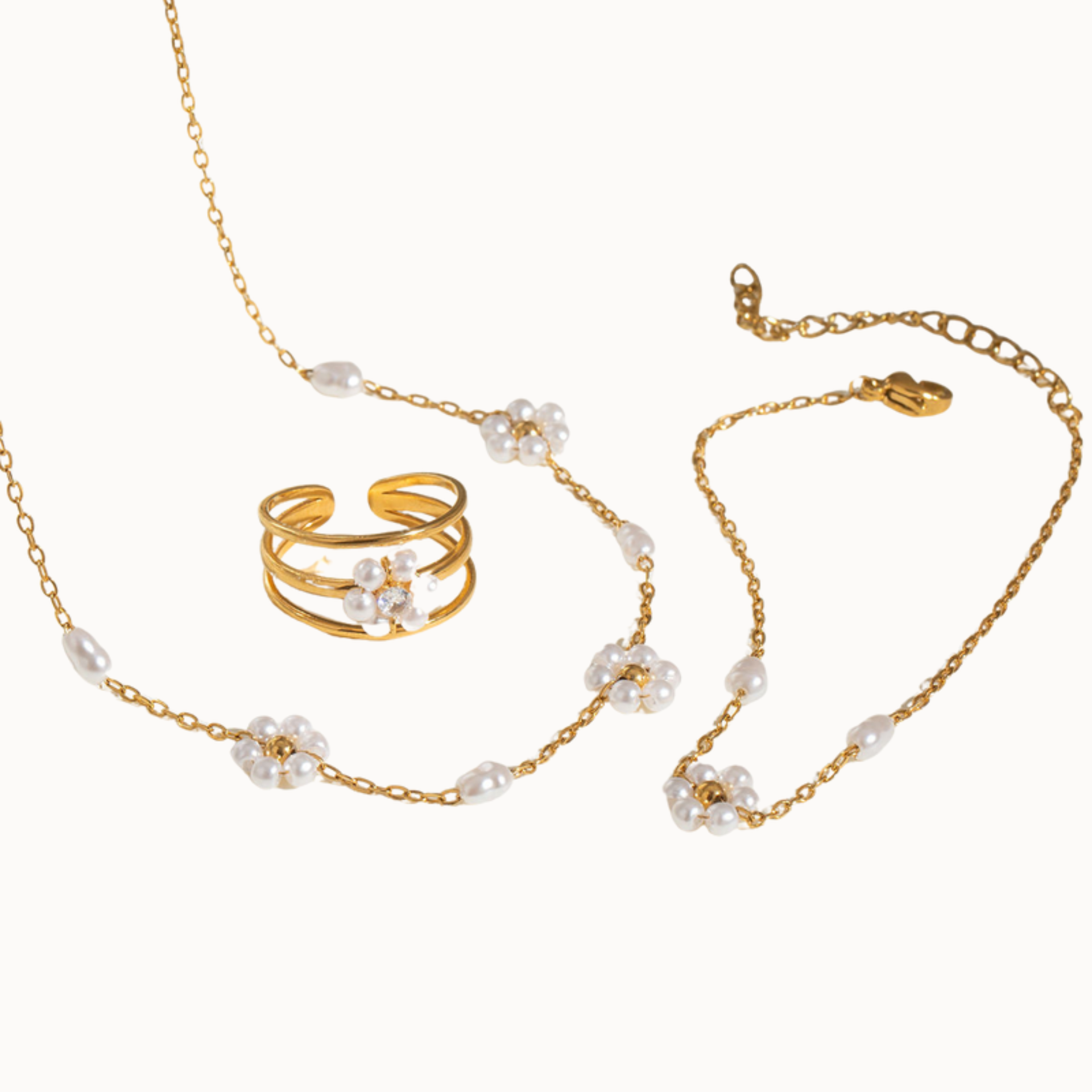 Daisy Charm Schmuckset