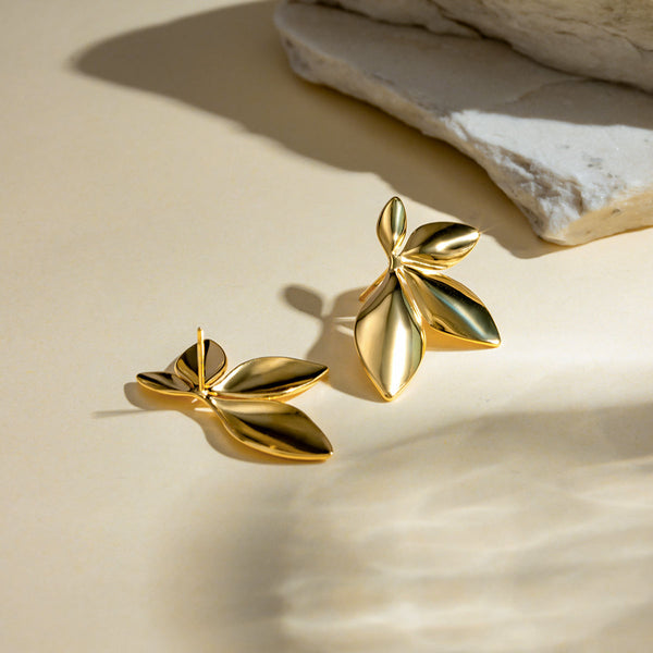 Golden Leaf Ohrringe