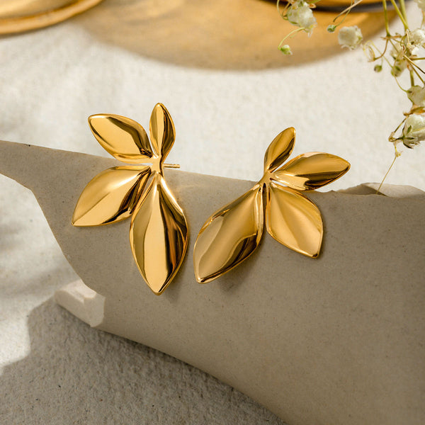 Golden Leaf Ohrringe