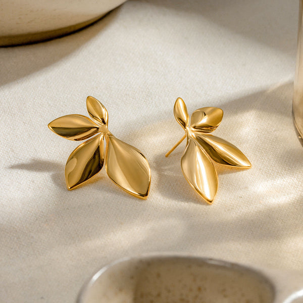 Golden Leaf Ohrringe