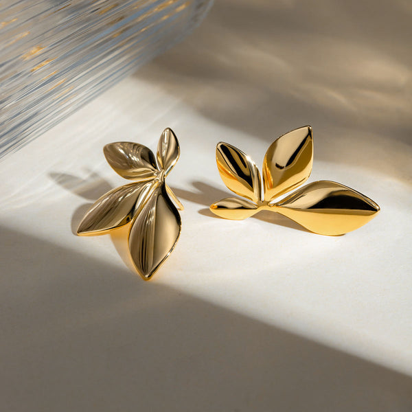 Golden Leaf Ohrringe