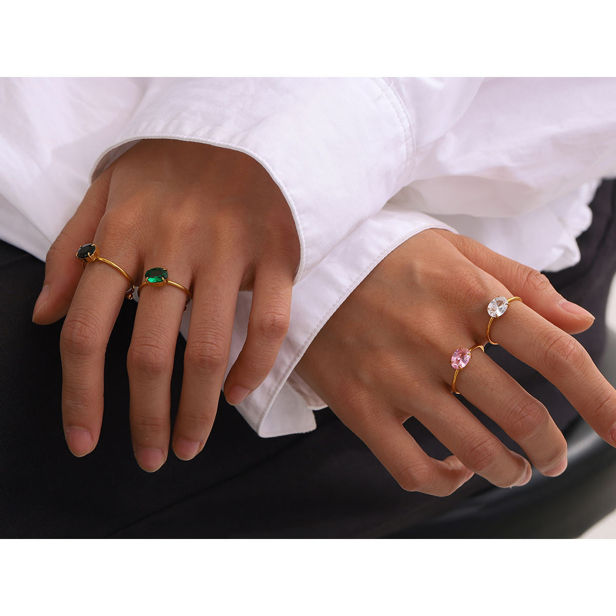 Clear Crystal Chic Ring
