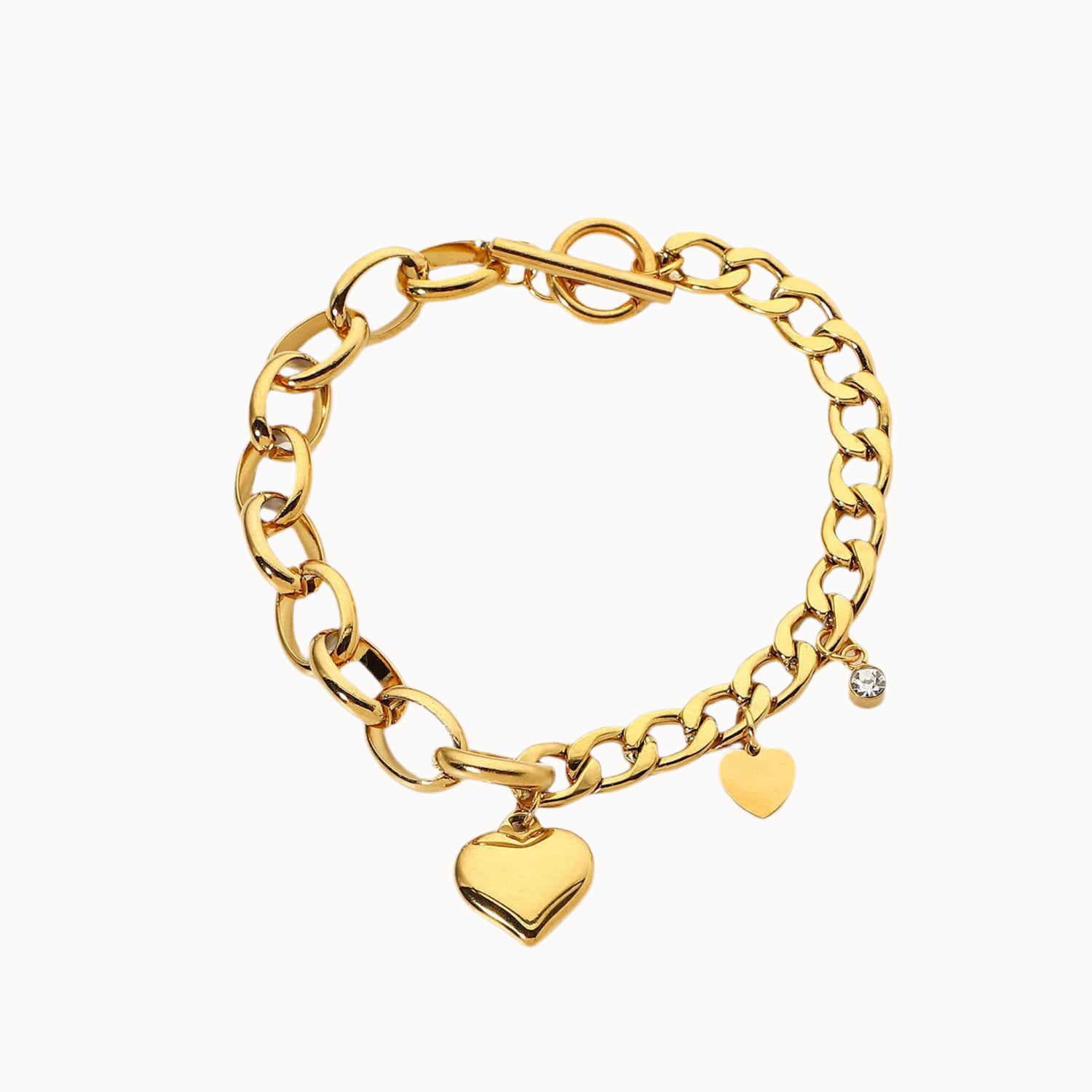 Herz Charm Armband