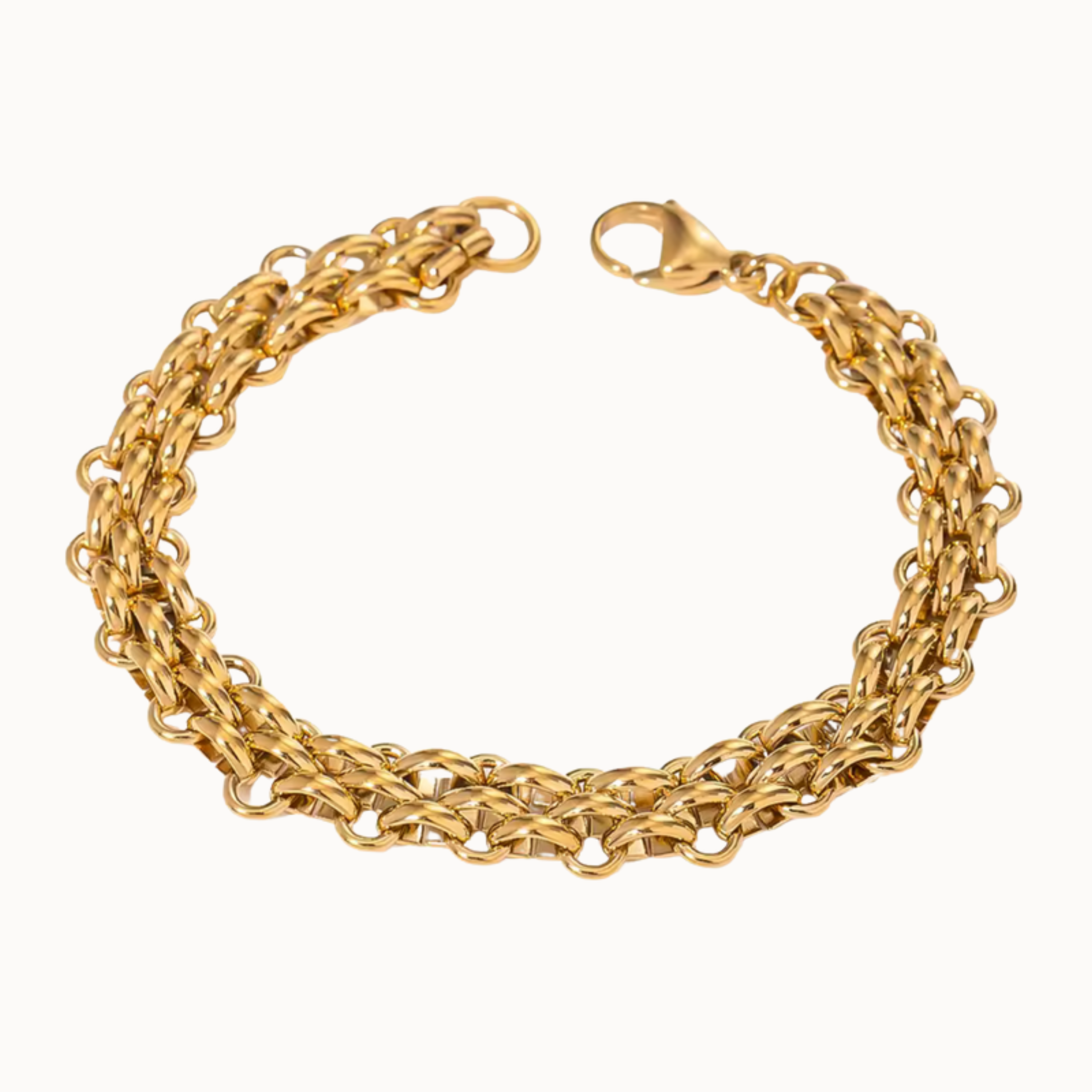 modernes kettenarmband statement schmuck
