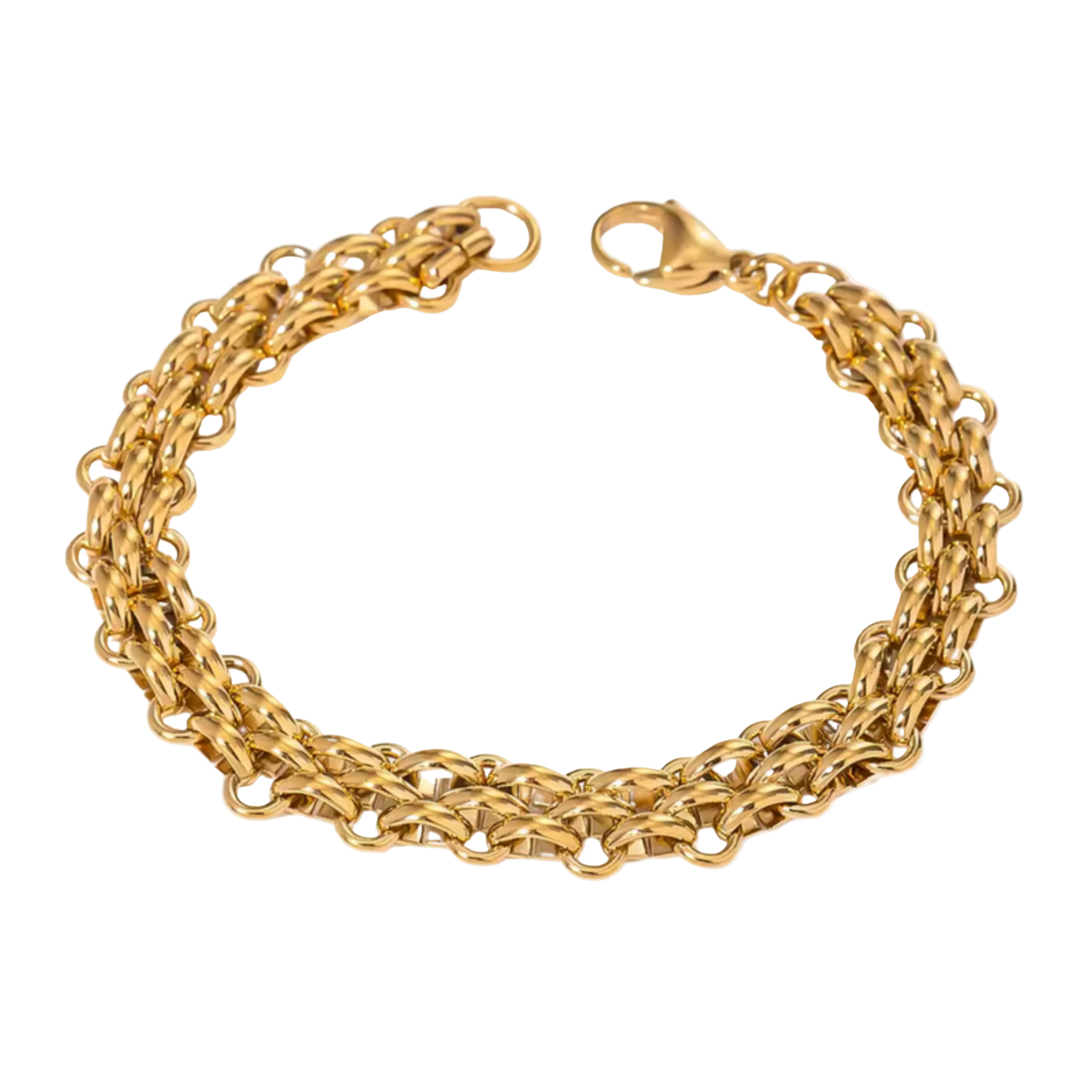 modernes kettenarmband statement schmuck