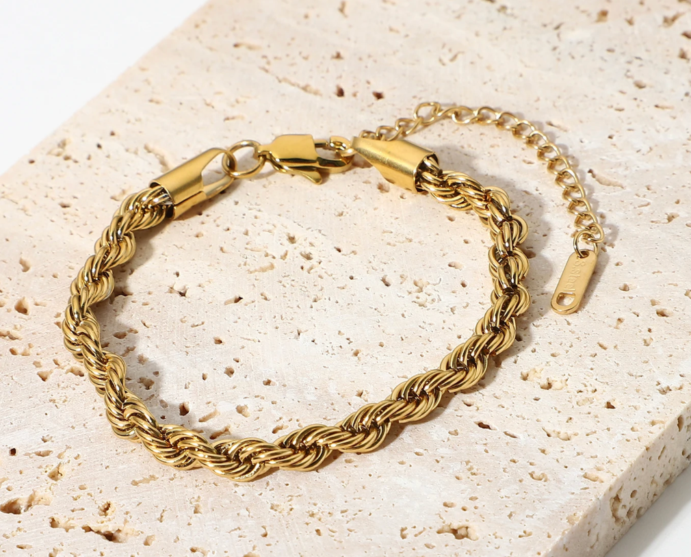 Golden Rope Armband