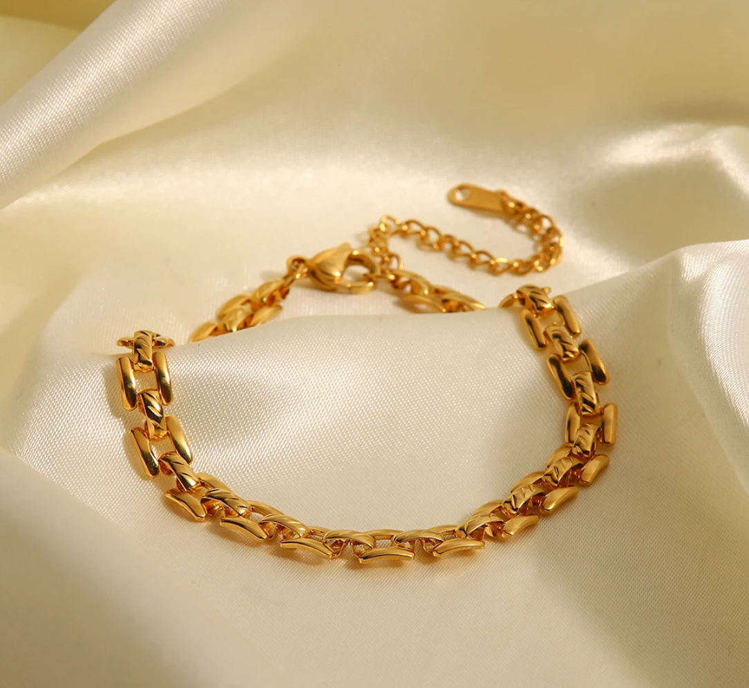 Urban Link Gold Armband