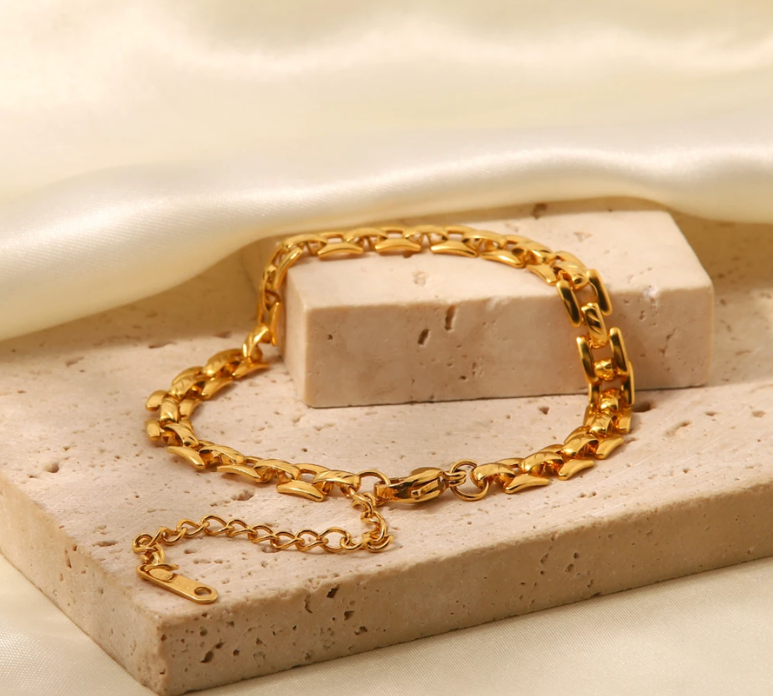 Urban Link Gold Armband