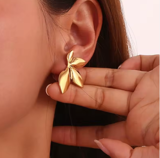 Golden Leaf Ohrringe