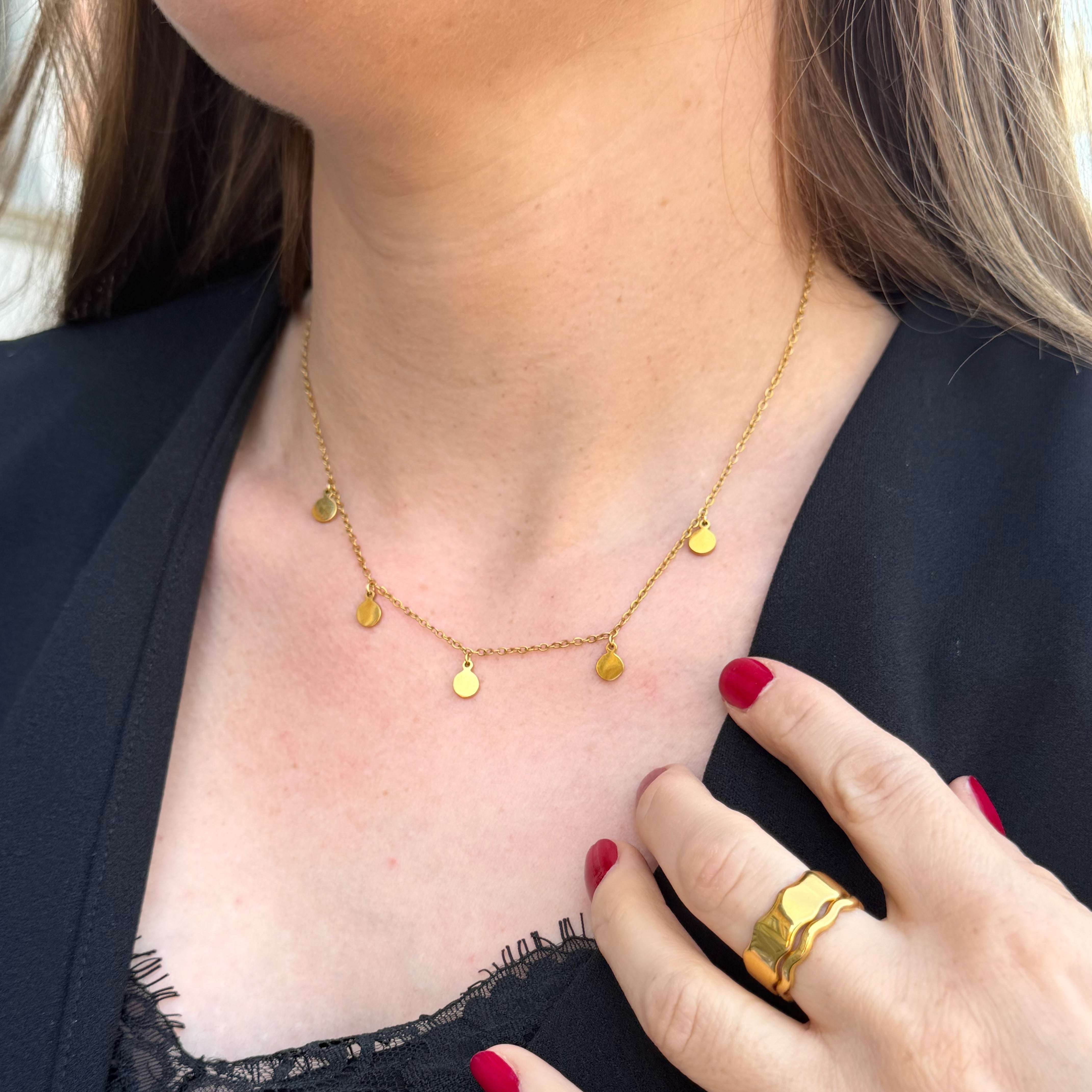 Golden Dots Kette