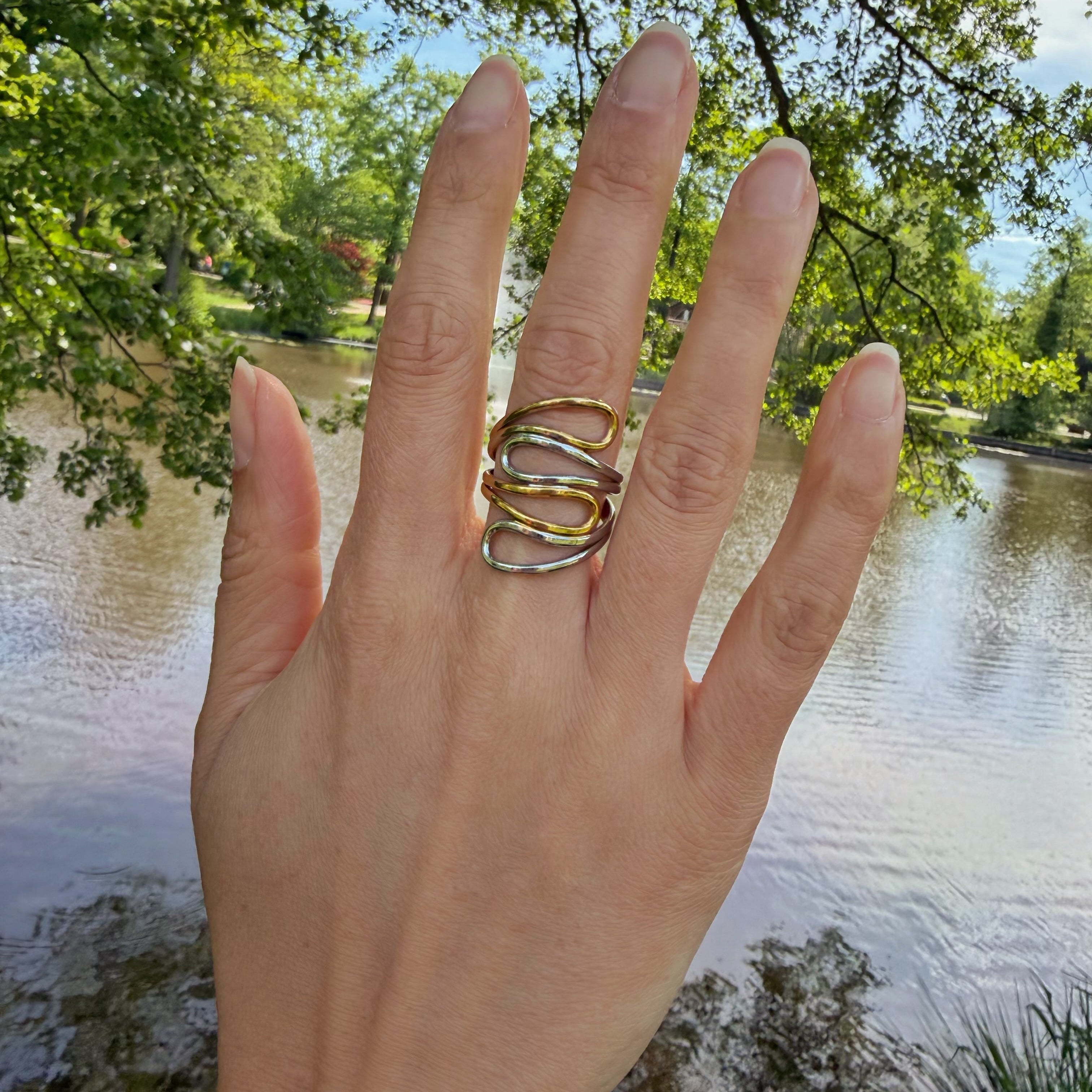 Spiral Twist Ring