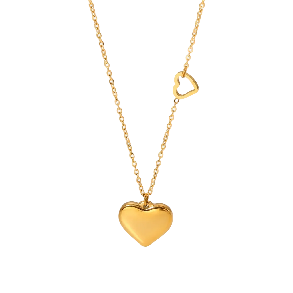 Wide Heart Necklace