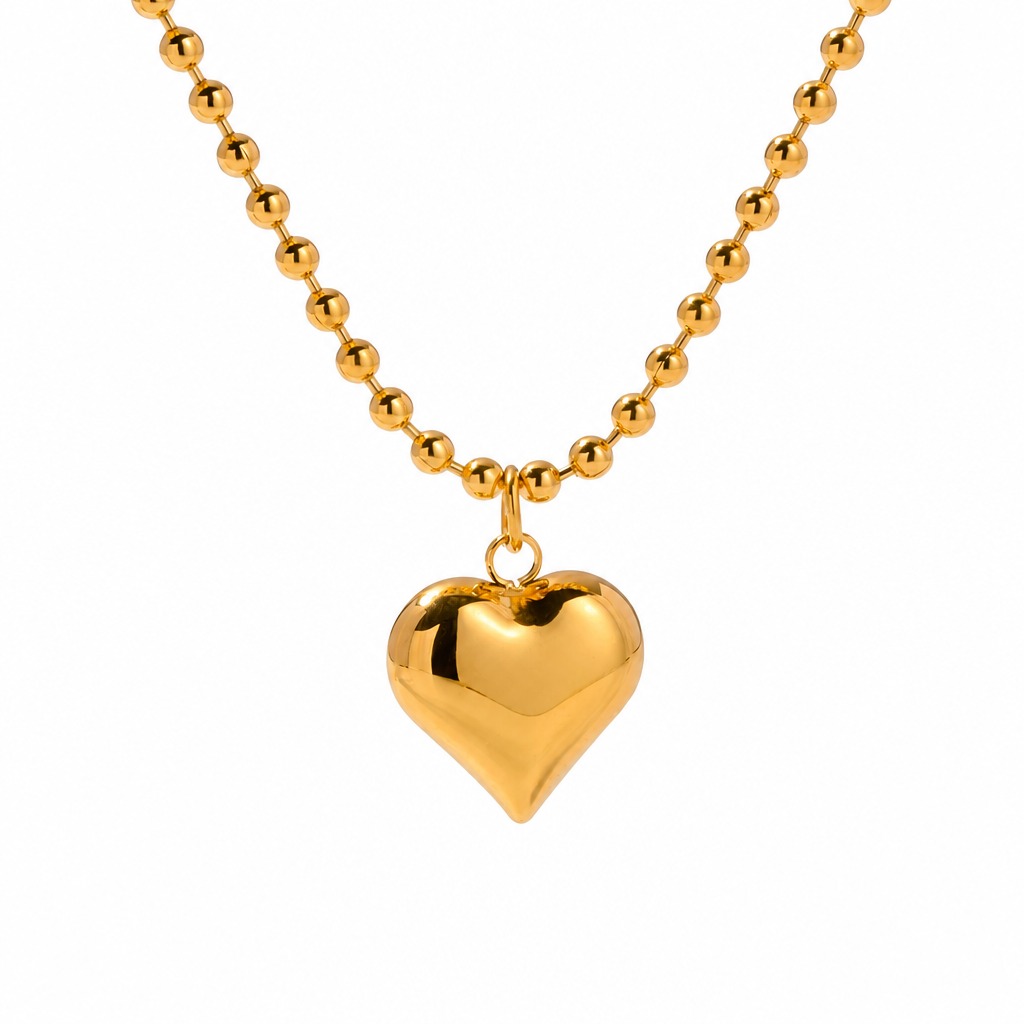 Golden Heart Kugelkette