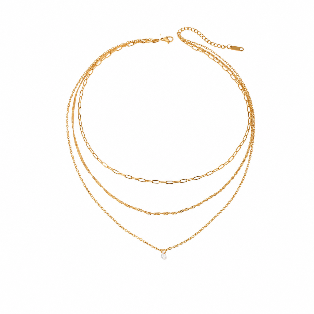 Triple Chain Necklace