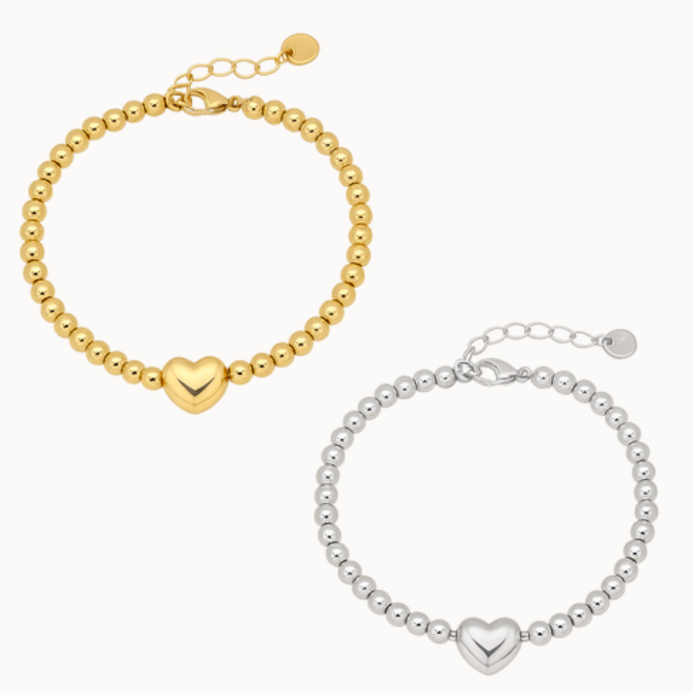 heart beads armband kombinierbar stacking