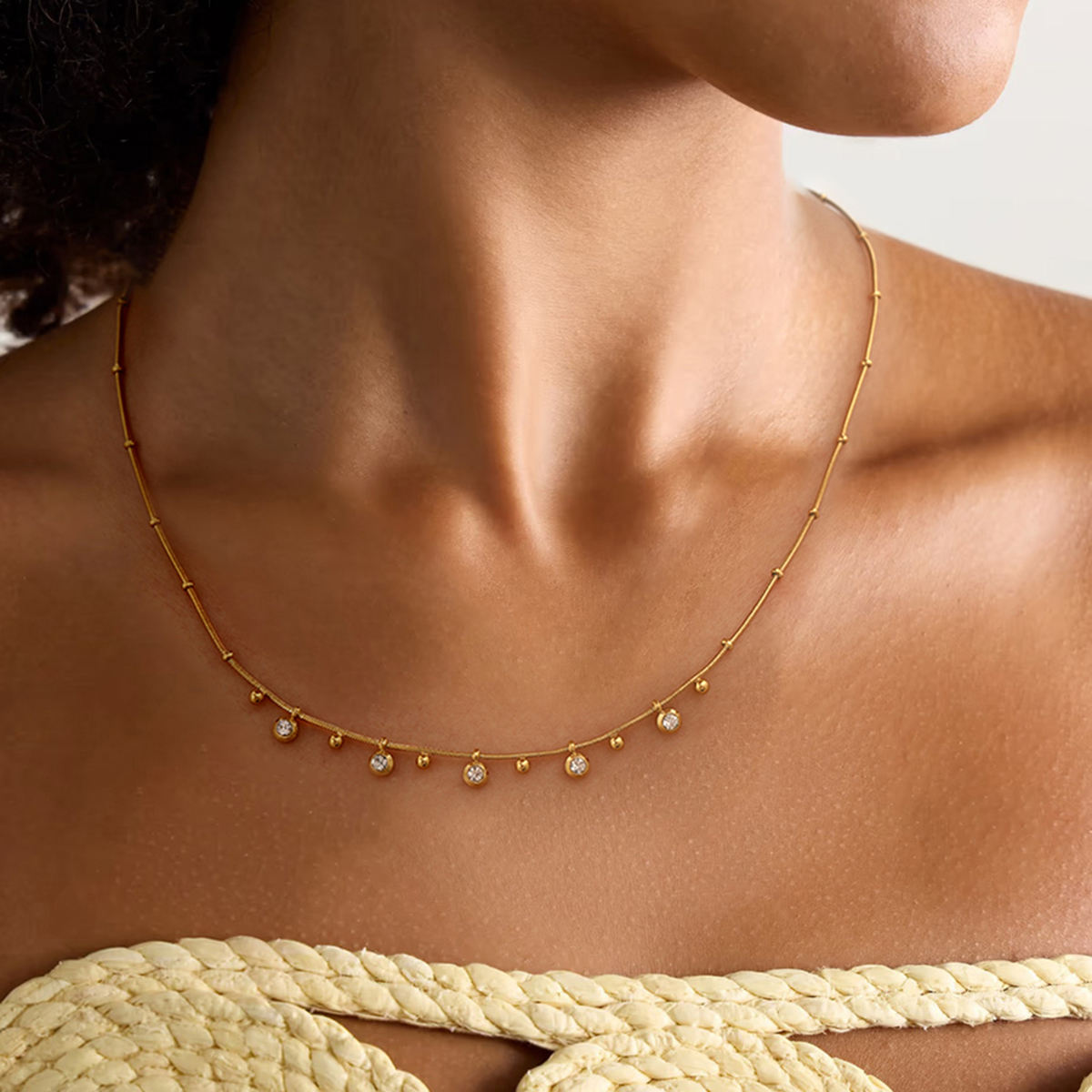 Golden Drops Kette