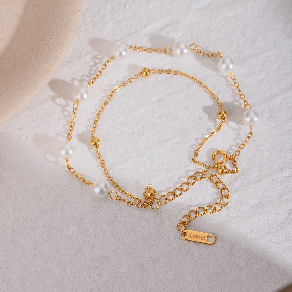pearl elegance armband anlegung handgelenk
