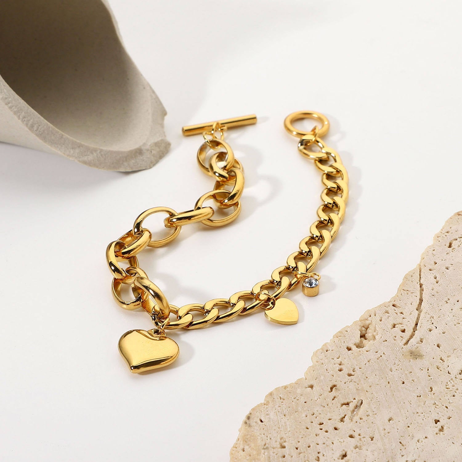 Herz Charm Armband