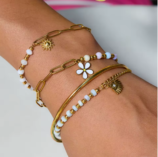Sunshine Pearl Armband