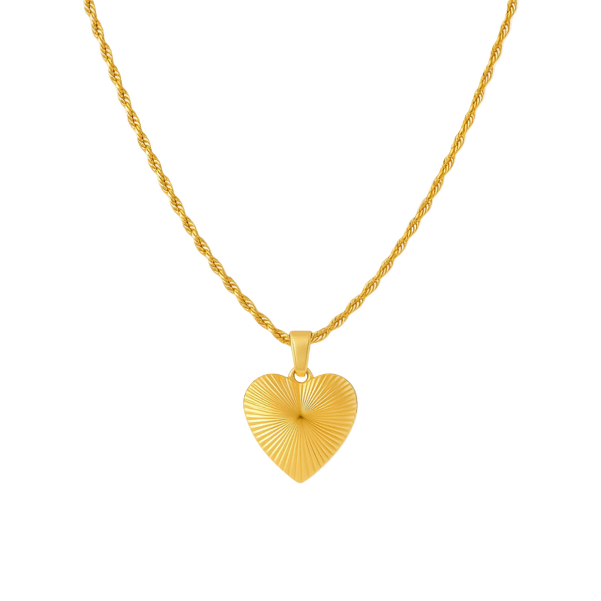 heartbeat kette nacken styling elegant gold