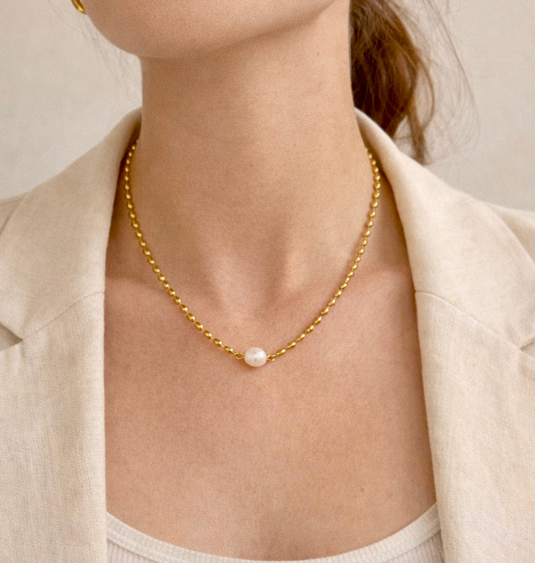perlen armband gold vergoldet