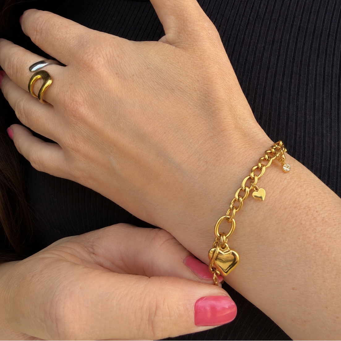 Herz Charm Armband