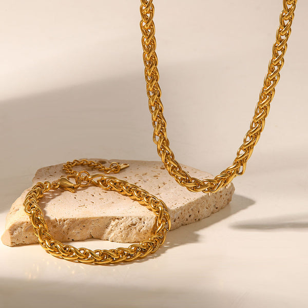Golden Twist Armband