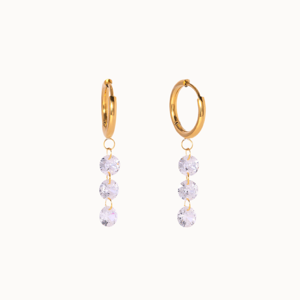 Sparkle Drop Creolen
