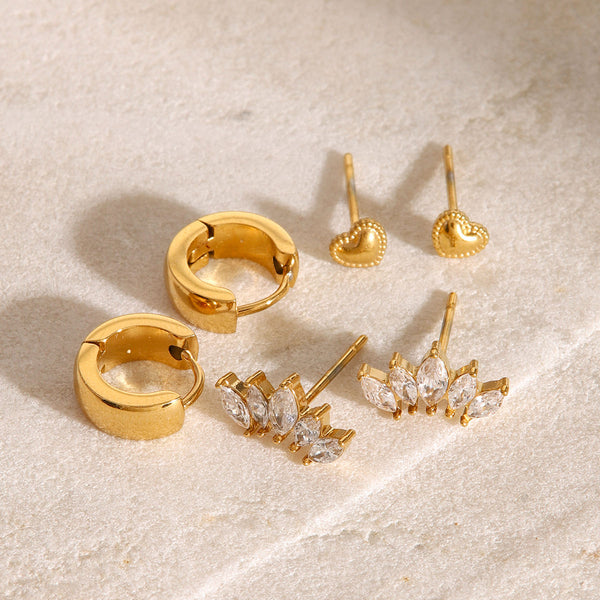 Golden Shine Ohrring-Set