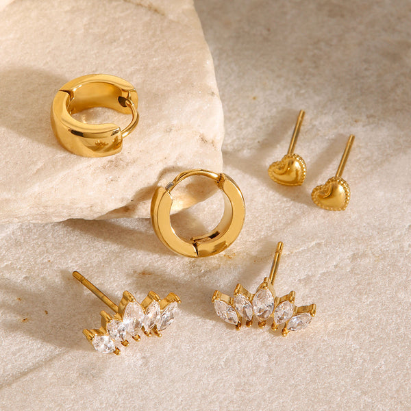 Golden Shine Ohrring-Set