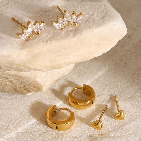 Golden Shine Ohrring-Set