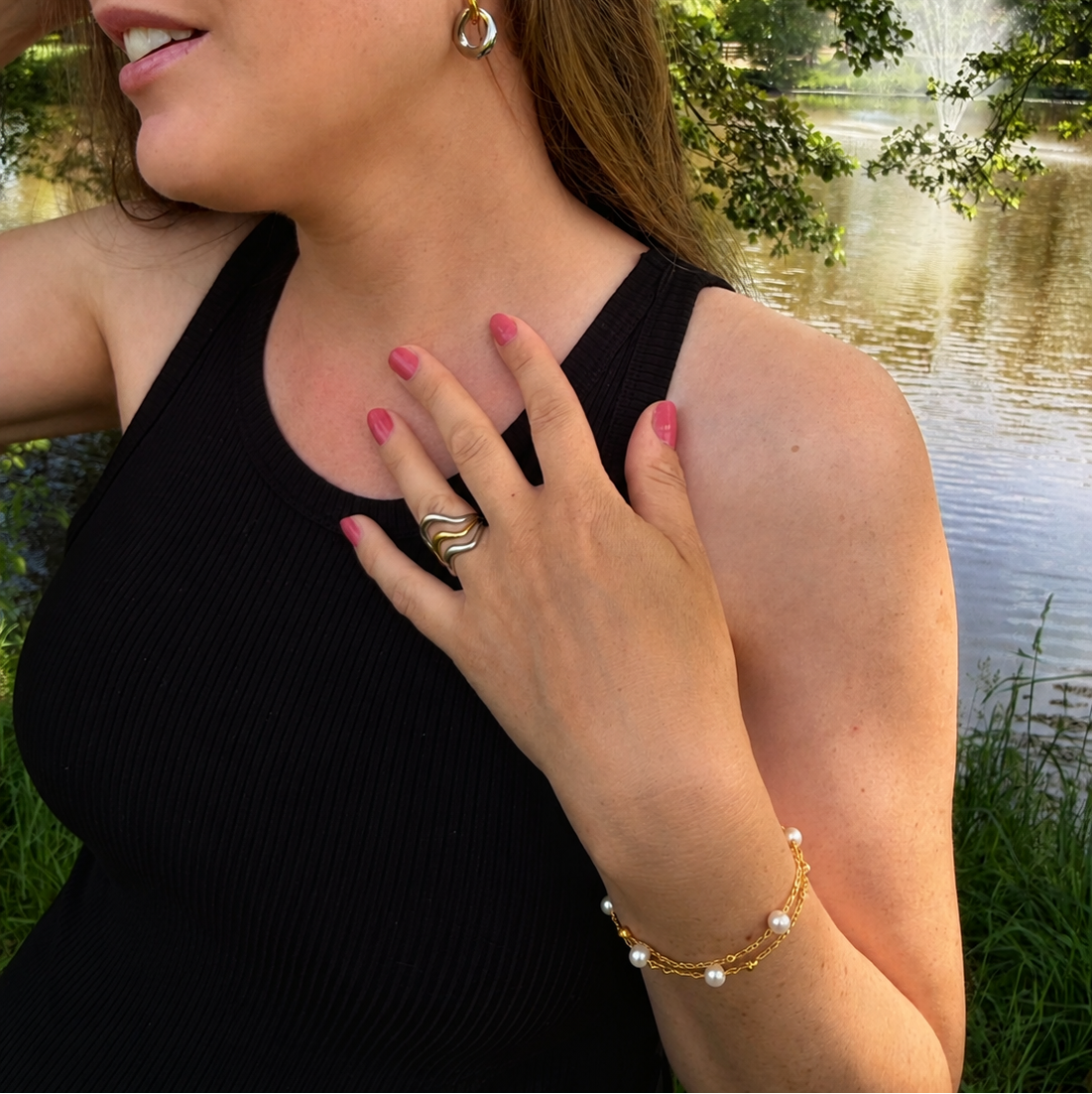 Pearl Elegance Armband