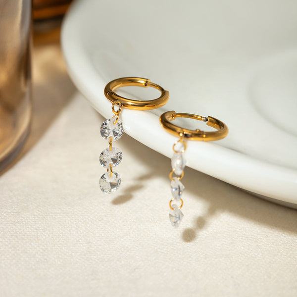 Sparkle Drop Creolen