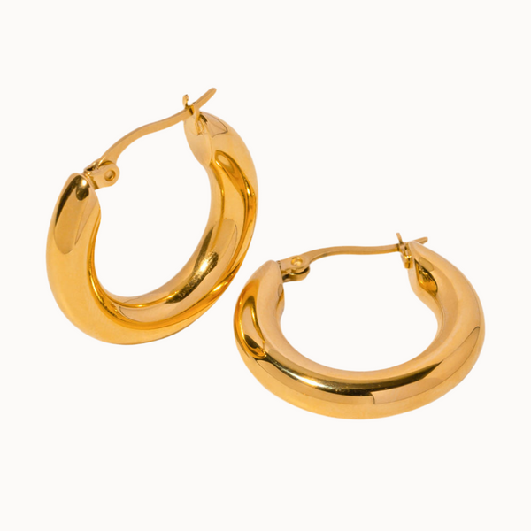 Bold Curve Hoops Creolen