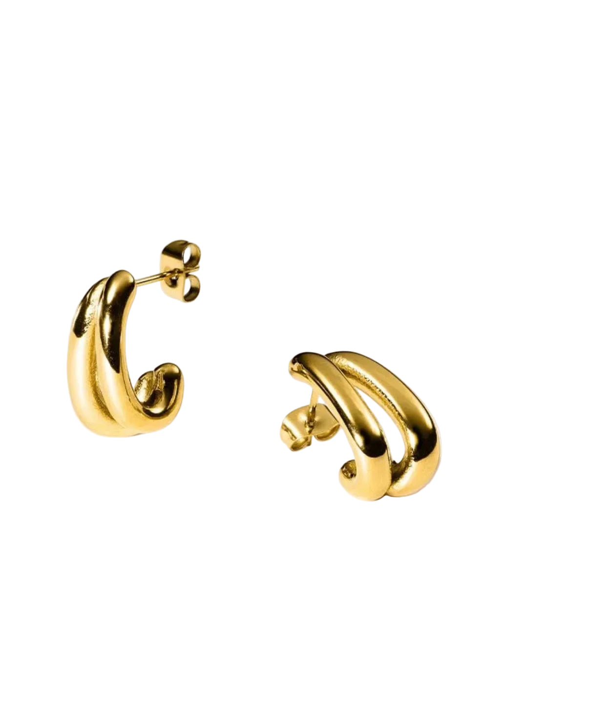 Duo Curve Ohrringe